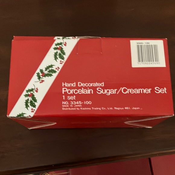 Kashima Porcelain Sugar& Creamer Set - Picture 1 of 6